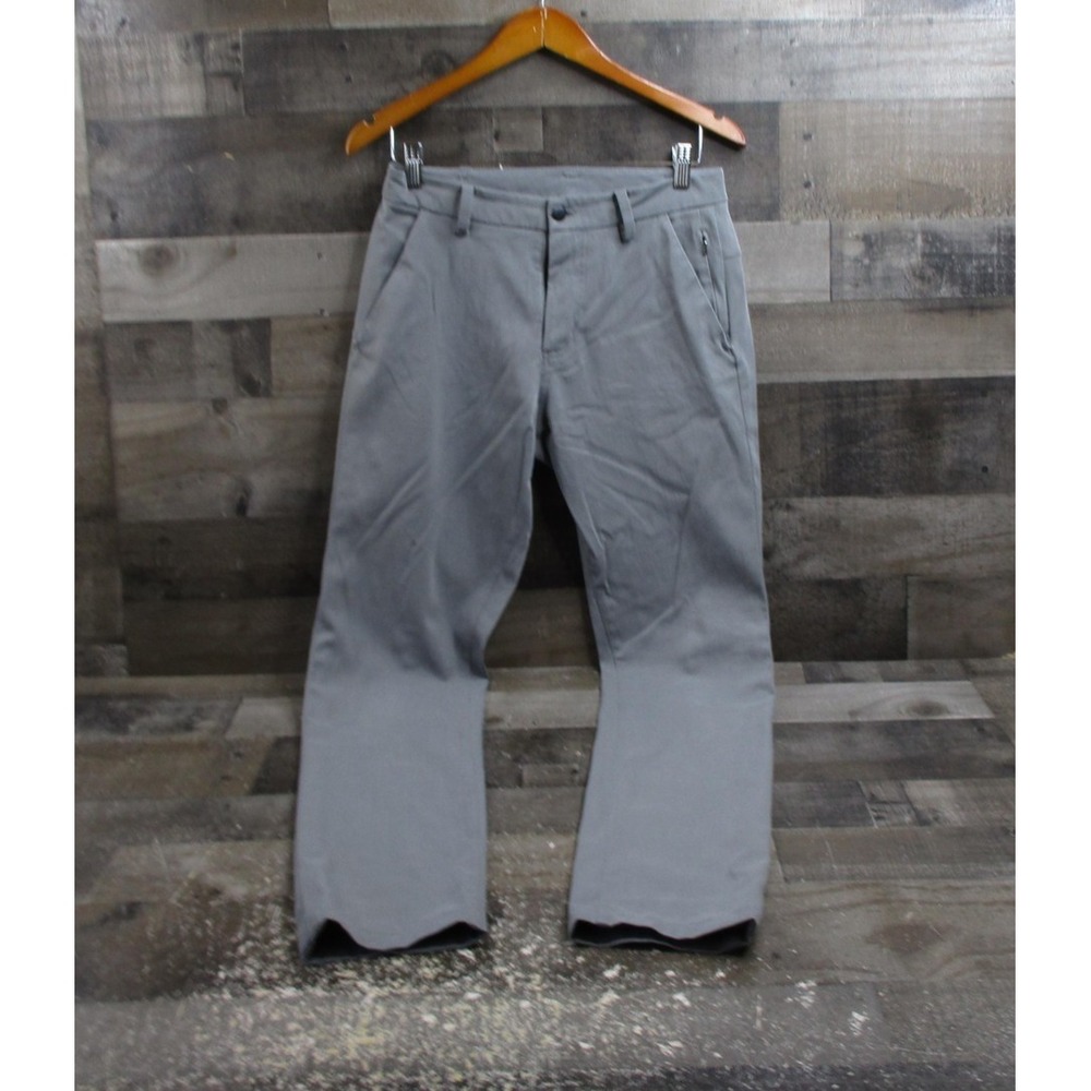 Lululemon Commission Pants Mens 30 Gray Warpstreme Performance Dress Trouser